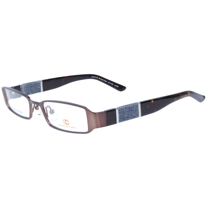 Stylische Metall - Brillenfassung Collection Creativ CC 1466 - 660  in Braun
