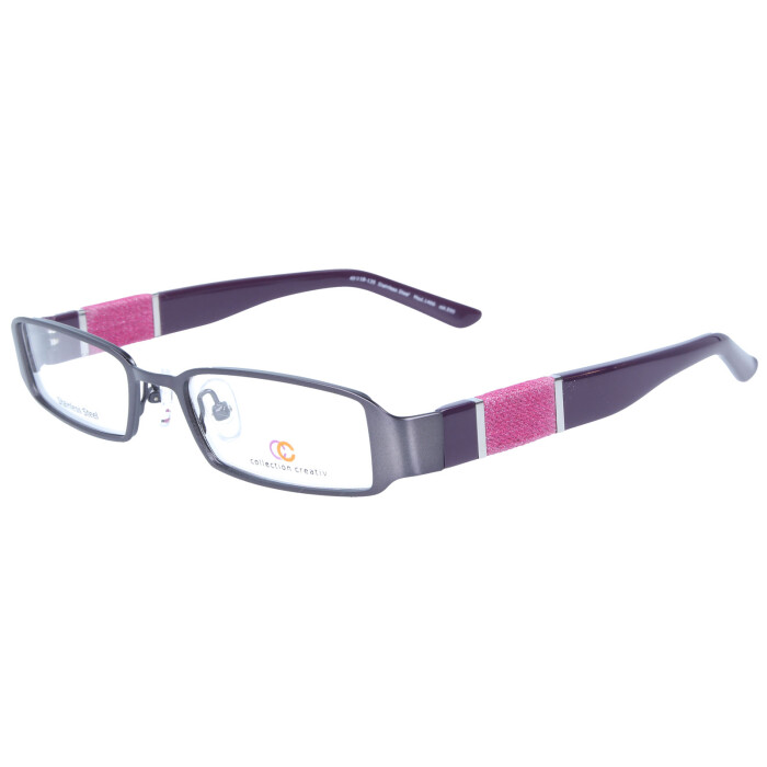 Stylische Damen - Brillenfassung Collection Creativ CC 1466 - 590  in Schwarz / Pink