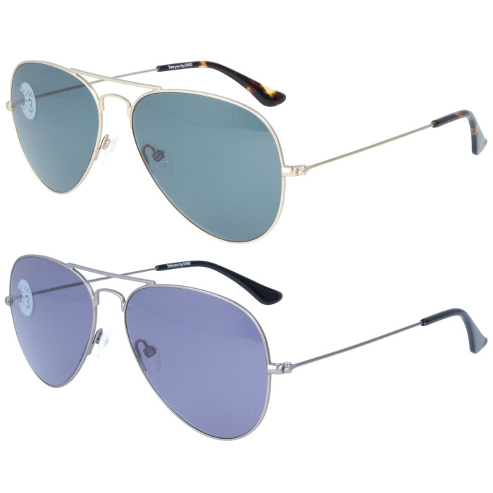 Stylische Sonnen-Fernbrille MAIK aus Metall mit individueller Stärke