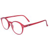 Lesebrille MR65 aus Kunststoff von MONTANA mit Federscharnier in Rot + 2,50 dpt