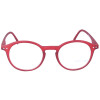 Lesebrille MR65 aus Kunststoff von MONTANA mit Federscharnier in Rot + 2,50 dpt