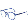 Lesebrille MR65 aus Kunststoff von MONTANA mit Federscharnier in Blau + 2,50 dpt
