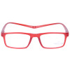 MONTANA Fertig-Lesebrille/-hilfe aus Kunststoff mit Magnetbügelenden in Rot + 2,00 dpt