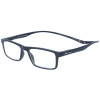 MONTANA Fertig-Lesebrille/-hilfe aus Kunststoff mit Magnetbügelenden in Schwarz + 1,50 dpt