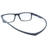 MONTANA Fertig-Lesebrille/-hilfe aus Kunststoff mit Magnetbügelenden in Schwarz + 2,00 dpt
