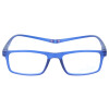 MONTANA Fertig-Lesebrille/-hilfe aus Kunststoff mit Magnetbügelenden in Blau + 2,00 dpt