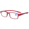 Schicke, klassische Fertiglesebrille HANGOVER LIFE mit Ferderschanier in Rot + 1,50 dpt