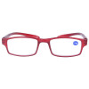 Schicke, klassische Fertiglesebrille HANGOVER LIFE mit Ferderschanier in Rot + 1,50 dpt