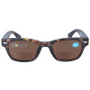 Bifokal-Sonnenbrille MULTISPORT im angesagten Retrodesign inkl. Stecketui in Havanna - Braun + 1,50 dpt