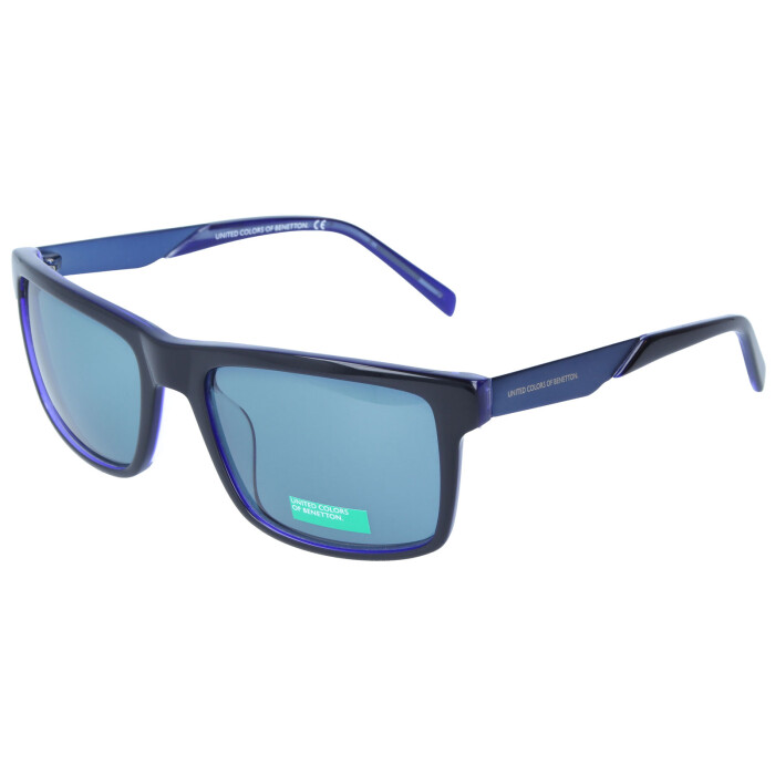 UNITED COLORS OF BENETTON Sonnenbrille BN 87903 in Schwarz - Blau -Lila