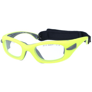 PROGEAR Hochwertige Sportbrille aus Polycarbonat für Kinder in Neongelb