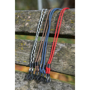 Brillenband / Brillenkordel / Sportband mit Stopper grau