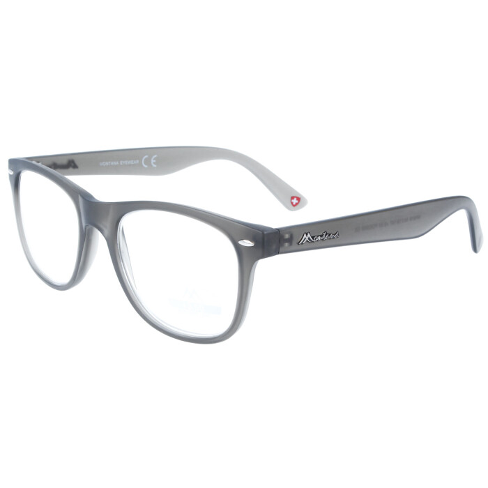 Lesebrille MR67 in Grau + 1,50 dpt