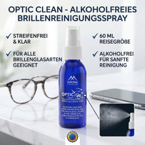 Alkoholfreies Brillenreinigungsspray - OPTIC CLEAN Spray...