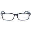 Lesebrille MR83 aus Kunststoff von MONTANA mit Federscharnier in Schwarz + 2,50 dpt