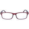 Lesebrille MR83 aus Kunststoff von MONTANA mit Federscharnier in Rot + 2,50 dpt