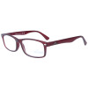 Lesebrille MR83 aus Kunststoff von MONTANA mit Federscharnier in Rot + 3,50 dpt