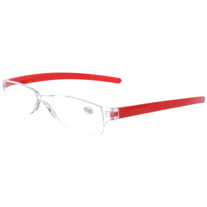 Fertiglesebrille / Lesehilfe UNIVERSAL in Feuerrot + 2,50...