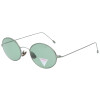 Filigrane Sonnenbrille mit grüner Tönung und 100 % UV - Schutz