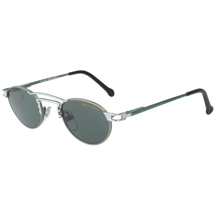 Filigrane Kinder - Sonnenbrille von ESCHENBACH in Grün mit 100 % UV - Schutz und Federscharnier