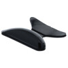 Nasenpad zum aufkleben 3M Silikon "Wing" - schwarz - in der Dicke 2,0 x 18 mm