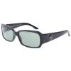 Schwarze Sonnenbrille More & More mit grau getönten Gläsern und 100 % UV Schutz