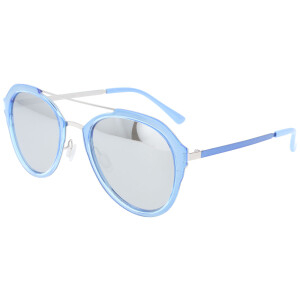 BUNOVIATA BROIO-S C1 Sonnenbrille  in Blau - Silber mit...