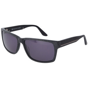 Moderne Sonnenbrille POINT 4845 C1 in Schwarz mit dunklen...