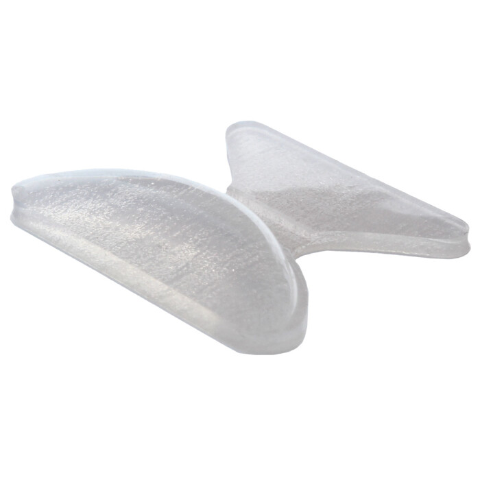 Nasenpad zum aufkleben 3M Silikon "Wing" - transparent - vers. Dicken