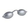 Solariumbrille / UV-Schutzbrille in Silber mit Silikonband