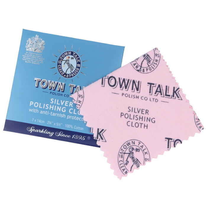 Town Talk Poliertuch aus 100% Baumwolle für Silber, 70 x...