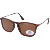 Moderne Montana Eyewear Sonnenbrille MP34C mit polarisierenden Gläsern und Metallbügeln in Havanna