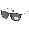 Moderne Montana Eyewear Sonnenbrille MP34 mit polarisierenden Gläsern und Metallbügeln in Schwarz