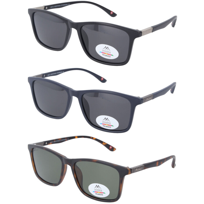 Klassische Montana Eyewear Kunststoff-Sonnenbrille MP2...