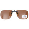 Polarisierender Sonnenschutz Vorhänger Montana Eyewear C2B mit praktischem Clip on in Braun