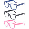 Schicke Blaulichtfilter-Brille für Kinder KBLF1 aus Kunststoff ohne Stärke