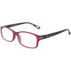 Klassische Lesebrille MR76B aus Kunststoff von MONTANA in Rot + 2,00 dpt