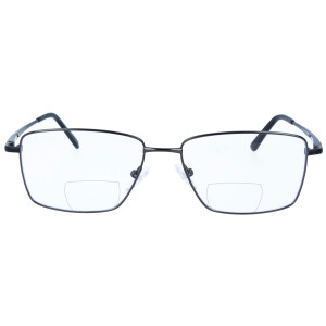 Klassische Metall-Bifokalbrille "Arthur" mit individueller Stärke