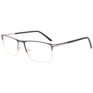 Klassische Bifokalbrille aus Metall GERRIT mit hochwertigem Federscharnier und individueller Stärke