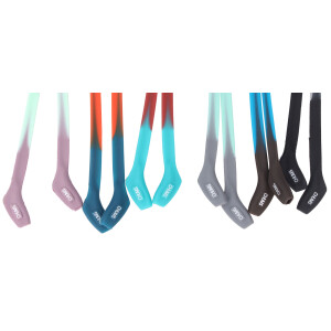 Ofar Chums Switchback Silikonband in Hellblau-Orange-Petrol