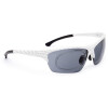 Sonnenbrille / Sportbrille mit Wechselscheiben und Verglasungsclip Leader Trail  in Weiß - Carbon