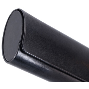 Edles Etui mit Magnetverschluss Borkum Breezy in Größe L in Schwarz