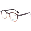 Stilvolle Lesebrille in angesagtem Retro-Look mit Blaulichtfilter / Blueblocker Braun - Transparent + 1,50 dpt