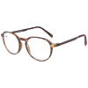 Panto-Fertiglesebrille inkl. Einstecketui Havanna + 2,5 dpt