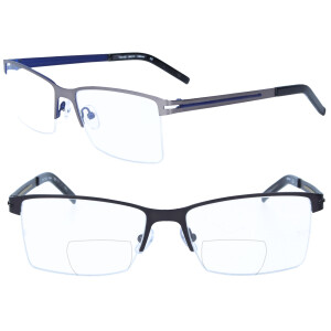 Klassische Nylor-Bifokalbrille LAURENT aus hochwertigem Edelstahl mit individueller Stärke