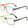 Edelstahl-Brillenfassung FRANK mit Federscharnier in verschiedenen Farben