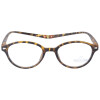 Ovale, funktionelle MONTANA-Lesebrille/-hilfe "MAG" mit  Magnetbügelenden und transparentem Stecketui in verschiedenen Farbe havanna  + 2,50 dpt