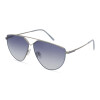 Stylische Rodenstock Damen-Sonnenbrille R1436 C in Hellblau mit Metallbügeln