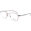 JOSHI PREMIUM 7912 C3 Sportliche Brillenfassung in Rot/Schwarz aus Metall