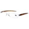 Fertiglesebrille / Lesehilfe UNIVERSAL in verschiedenen Stärken Braun + 2,50 dpt